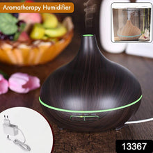 Aromatherapy Humidifier with 7 Colourful LED Light Change (500 ML Capacity / Without Remote)