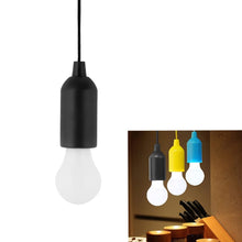 LED Pull Cord Light – Hanging Black LED Bulb (1 Pc)