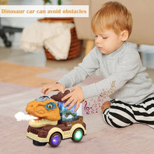 Dinosaur Car Toy with Humidifier Sound and Light (1 Pc)