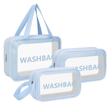 Clear Travel Toiletry Bag Set