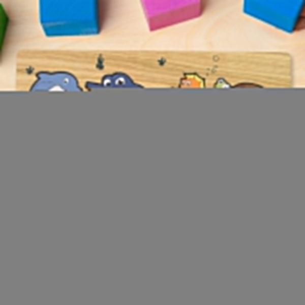 TOP BRIGHT Wooden Ocean Animal Puzzle